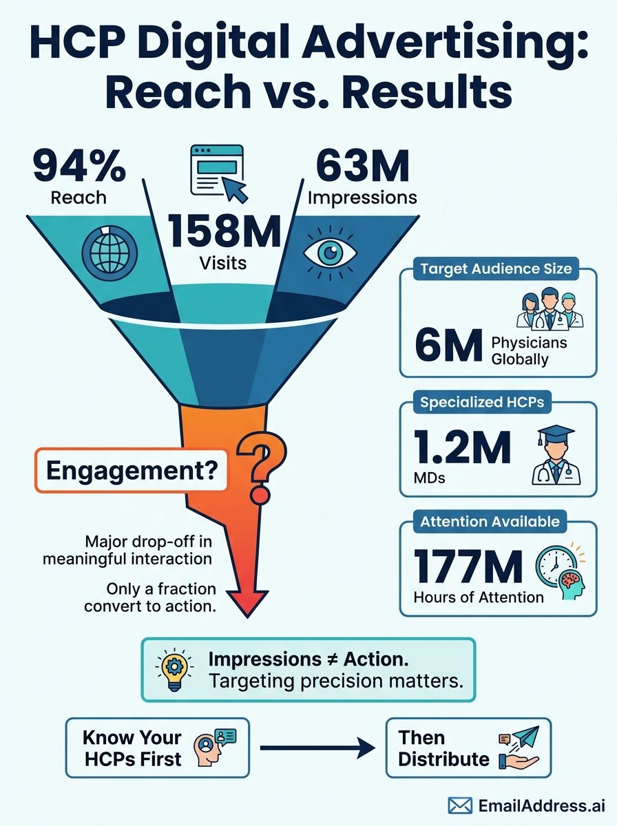 HCP Digital Ads, Global HCP Data Infographic