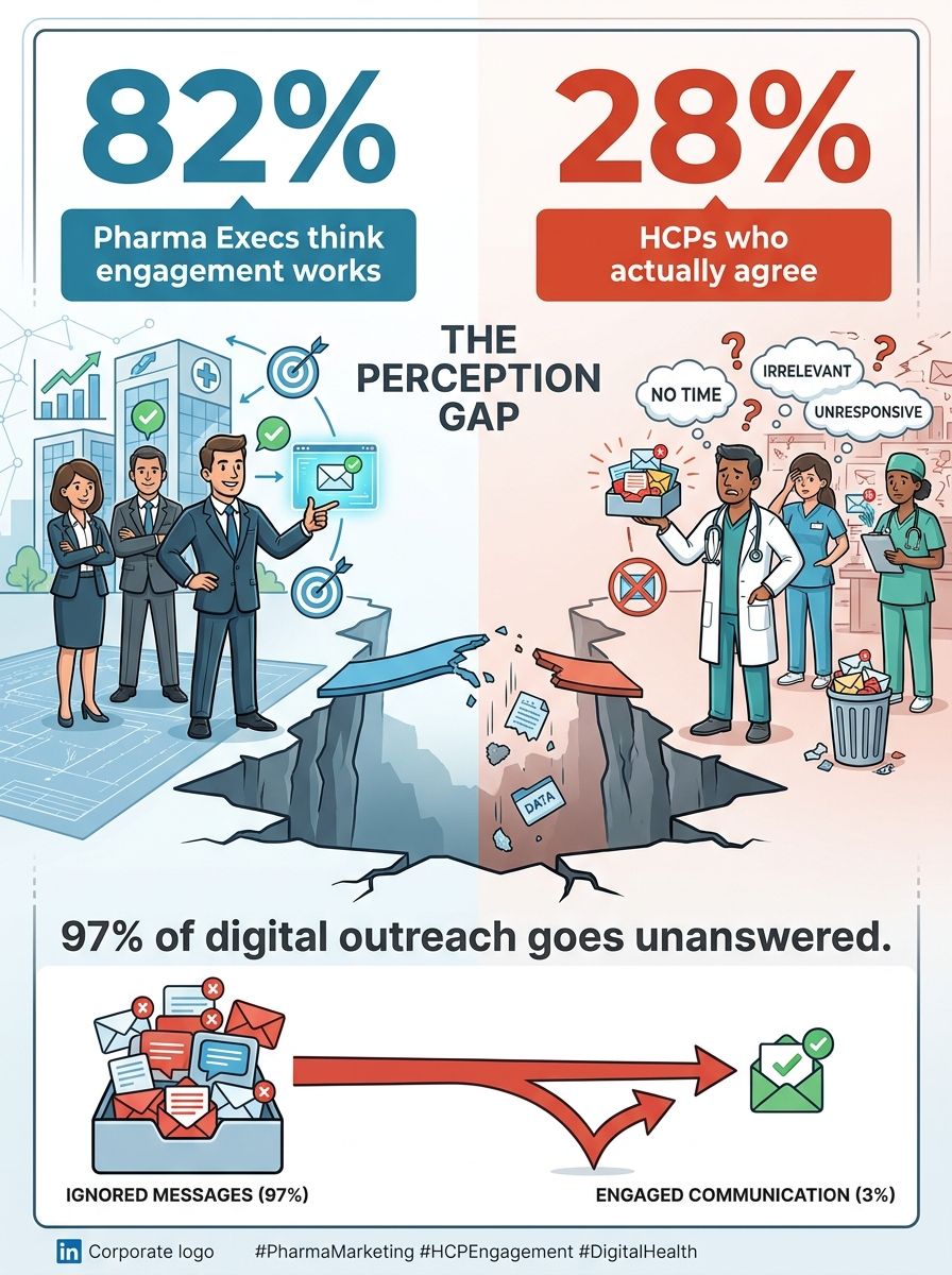 HCP Engage, Global HCP Data Infographic
