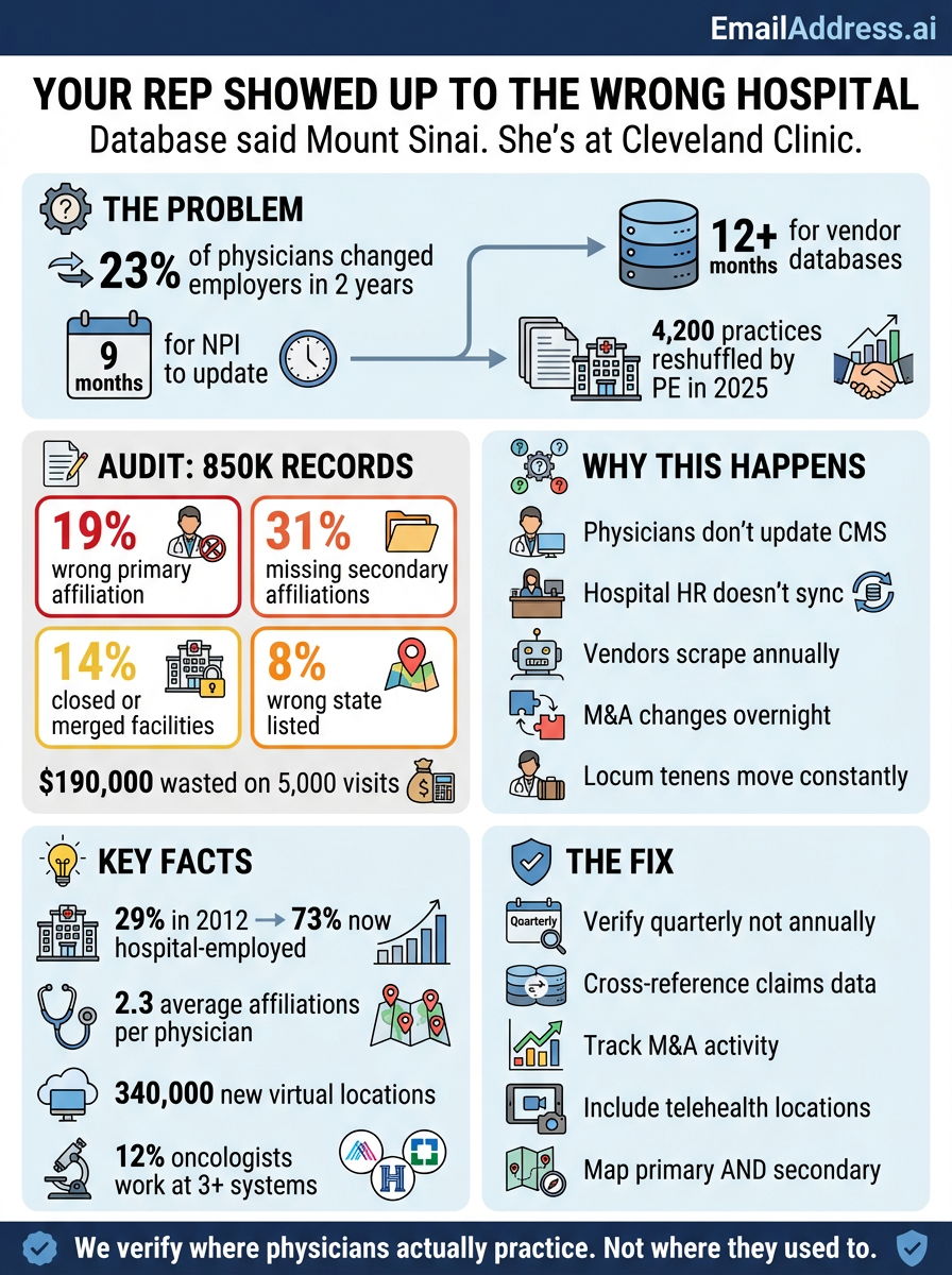 HCP Verify, Global HCP Data Infographic