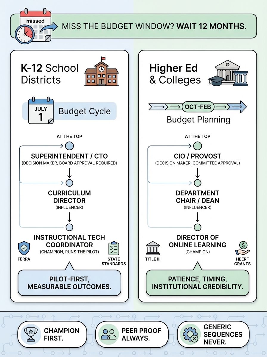 K 12 Icp, US B2B Data Infographic